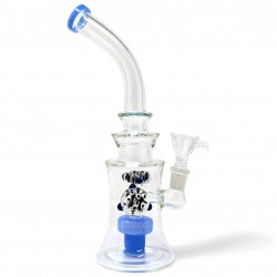 10" The Locket-Neck Shower Head Perc Water Pipe - [RKD71]